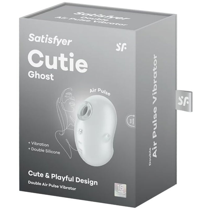 SATISFYER - CUTIE GHOST Oplegvibrator WIT