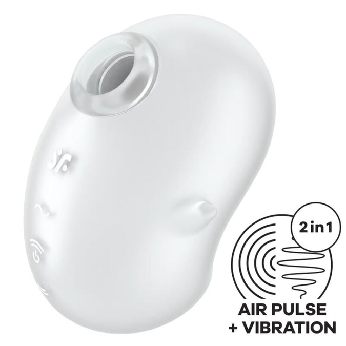 SATISFYER - CUTIE GHOST Oplegvibrator WIT