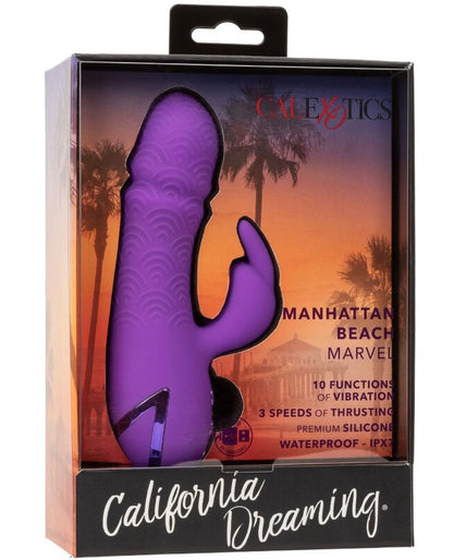 CALEXOTICS - MANHATTAN BEACH MARVEL VIBRATOR RABBIT PURPLE BY CALIFORNIA DREAMING CALEXOTICS - MANHATTAN BEACH MARVEL VIBRATOR RABBIT PURPLE BY CALIFORNIA DREAMING