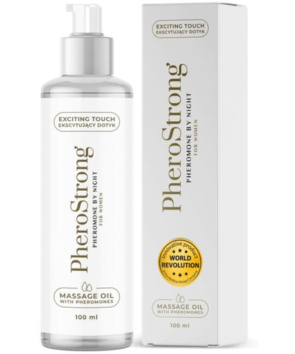 PHEROSTRONG - MASSAGE OIL BY NIGHT FOR WOMEN 100 ML PHEROSTRONG - MASSAGE OIL BY NIGHT FOR WOMEN 100 ML