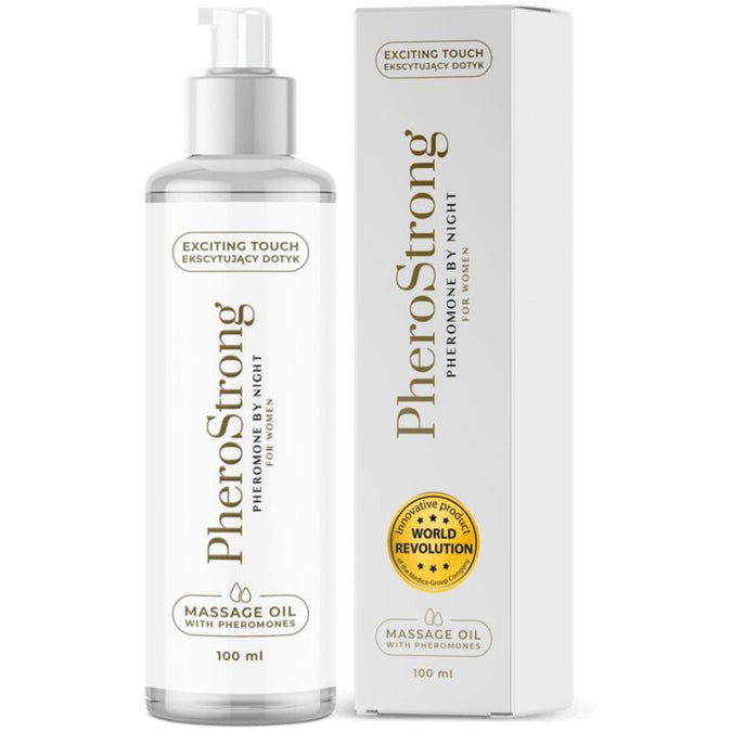 PHEROSTRONG - MASSAGEOLIE VOOR DE NACHT VOOR VROUWEN 100 ML