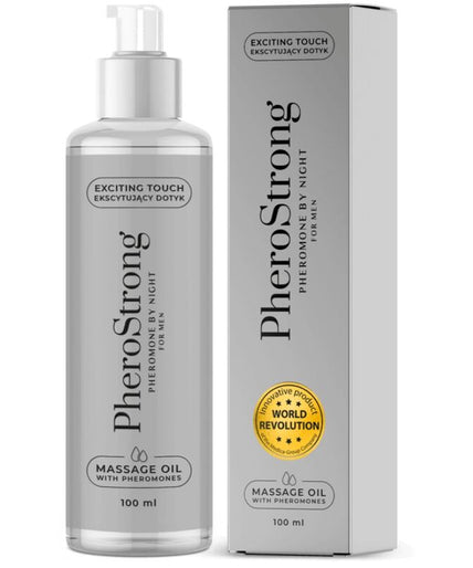 PHEROSTRONG - MASSAGE OIL BY NIGHT FOR MEN 100 ML PHEROSTRONG - MASSAGE OIL BY NIGHT FOR MEN 100 ML