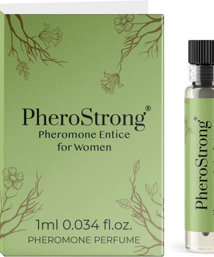PHEROSTRONG - PHEROMONE PERFUME ENTICE FOR WOMAN 1 ML PHEROSTRONG - PHEROMONE PERFUME ENTICE FOR WOMAN 1 ML