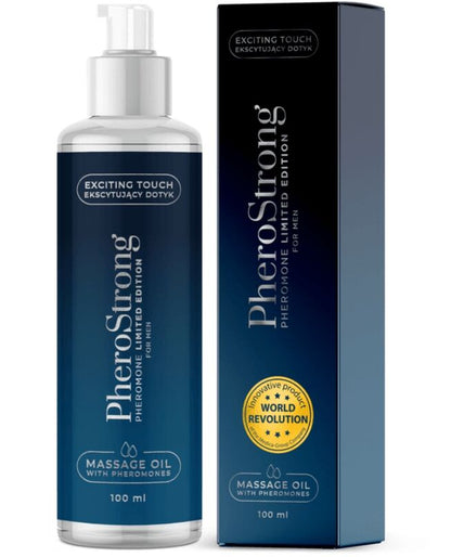 PHEROSTRONG - MASSAGE OIL LIMITED EDITION FOR MEN 100 ML PHEROSTRONG - MASSAGE OIL LIMITED EDITION FOR MEN 100 ML