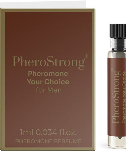 PHEROSTRONG - PHEROMONE PERFUME YOUR CHOICE FOR MEN 1 ML PHEROSTRONG - PHEROMONE PERFUME YOUR CHOICE FOR MEN 1 ML
