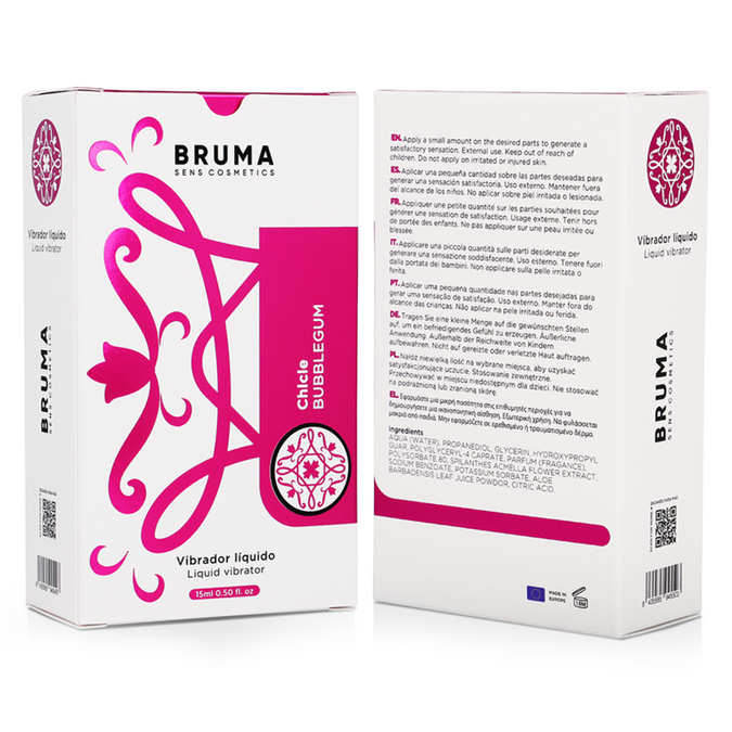 BRUMA - LIQUID VIBRATOR ULTRA GLIJDEND BUBBELGUM 15 ML
