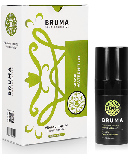 BRUMA - VLOEIBARE VIBRATOR ULTRA GLIJDEND WATERMELOEN 15 ML BRUMA - VLOEIBARE VIBRATOR ULTRA GLIJDEND WATERMELOEN 15 ML