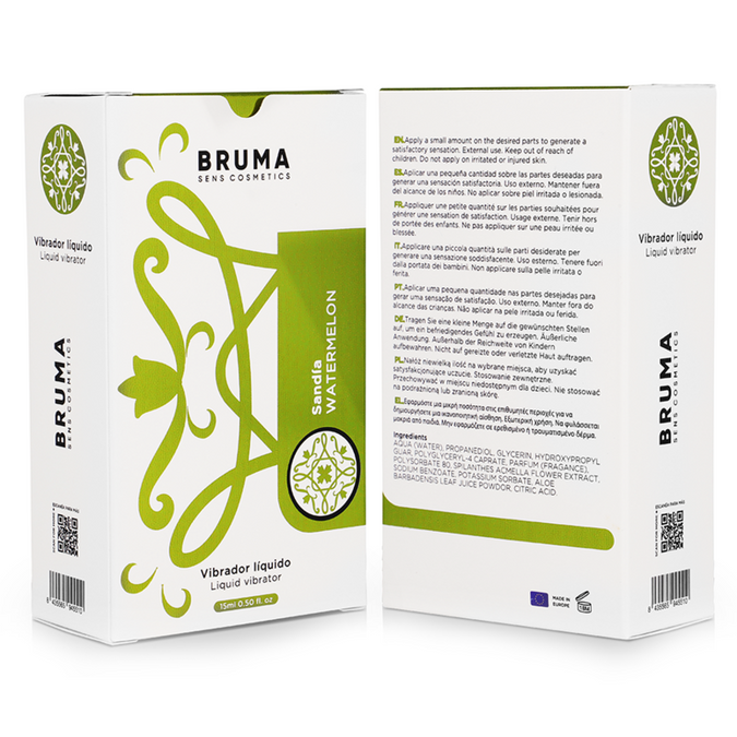 BRUMA - VLOEIBARE VIBRATOR ULTRA GLIJDEND WATERMELOEN 15 ML