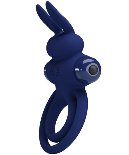 PRETTY LOVE - DAREY DOUBLE VIBRATING RING RABBIT BLUE PRETTY LOVE - DAREY DOUBLE VIBRATING RING RABBIT BLUE