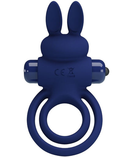 PRETTY LOVE - DAREY DOUBLE VIBRATING RING RABBIT BLUE PRETTY LOVE - DAREY DOUBLE VIBRATING RING RABBIT BLUE