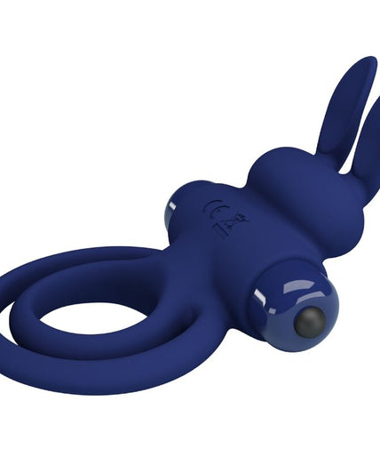 PRETTY LOVE - DAREY DOUBLE VIBRATING RING RABBIT BLUE PRETTY LOVE - DAREY DOUBLE VIBRATING RING RABBIT BLUE