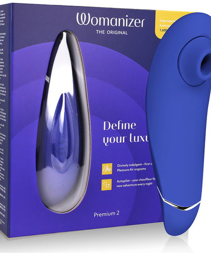 WOMANIZER - PREMIUM 2 CLITORAL STIMULATOR BLUEBERRY WOMANIZER - PREMIUM 2 CLITORAL STIMULATOR BLUEBERRY