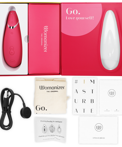 WOMANIZER - PREMIUM 2 CLITORAL STIMULATOR RASPBERRY WOMANIZER - PREMIUM 2 CLITORAL STIMULATOR RASPBERRY