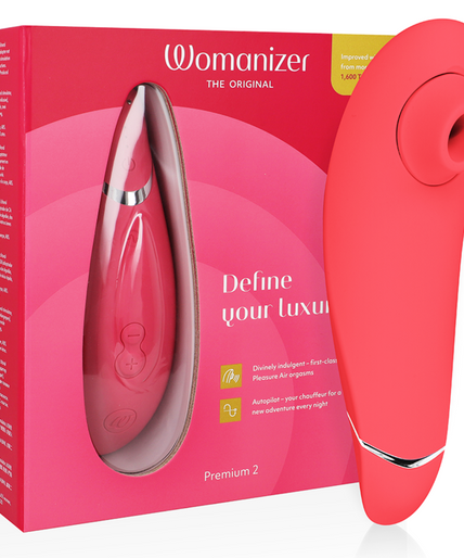 WOMANIZER - PREMIUM 2 CLITORAL STIMULATOR RASPBERRY WOMANIZER - PREMIUM 2 CLITORAL STIMULATOR RASPBERRY