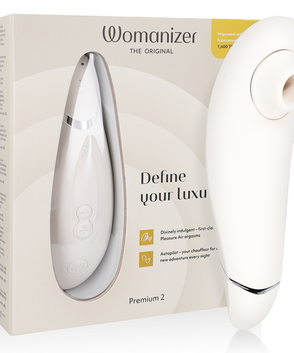 WOMANIZER - PREMIUM 2 CLITORAL STIMULATOR WARM GRAY WOMANIZER - PREMIUM 2 CLITORAL STIMULATOR WARM GRAY