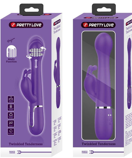 PRETTY LOVE - DEJON KONIJN VIBRATOR 3 IN 1 MULTIFUNCTIONEEL PAARS PRETTY LOVE - DEJON KONIJN VIBRATOR 3 IN 1 MULTIFUNCTIONEEL PAARS