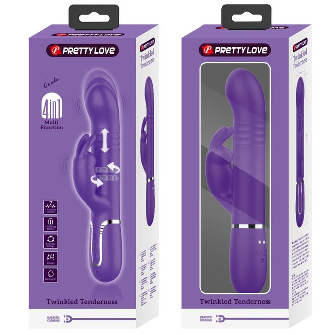 Pretty Love – Coale Rabbit Vibrator 4 in 1 Lila