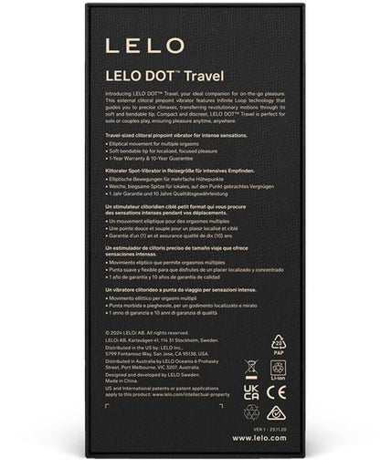 LELO – DOT Travel Clitoral Stimulator – Purple LELO – DOT Travel Clitoral Stimulator – Purple