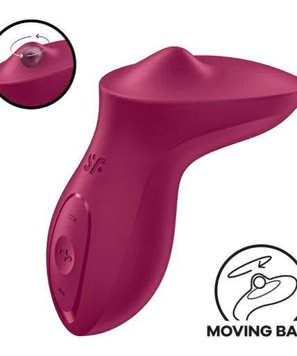 SATISFYER - EXCITERRR LAY-ON CLITORIS BERRY VIBRATOR SATISFYER - EXCITERRR LAY-ON CLITORIS BERRY VIBRATOR