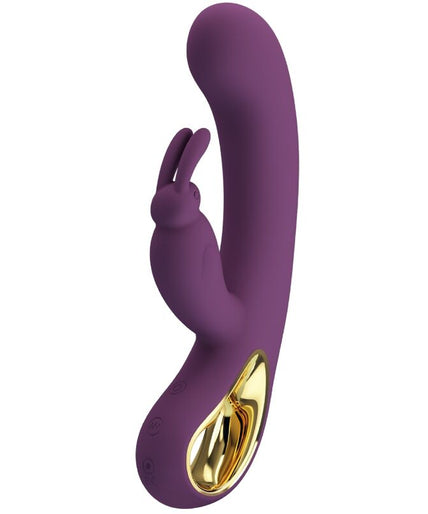 PRETTY LOVE - LIAM RABBIT VIBRATOR & G SPOT STIMULATOR PURPLE PRETTY LOVE - LIAM RABBIT VIBRATOR & G SPOT STIMULATOR PURPLE