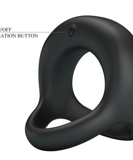 PRETTY LOVE - ELLIOTT BLACK VIBRATOR RING PRETTY LOVE - ELLIOTT BLACK VIBRATOR RING