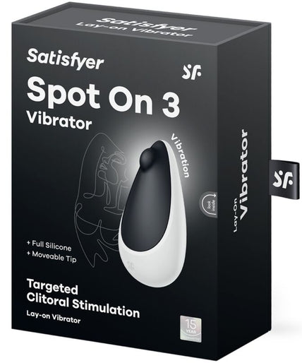 SATISFYER - SPOT ON 3 CLITORIS STIMULATOR BLACK SATISFYER - SPOT ON 3 CLITORIS STIMULATOR BLACK