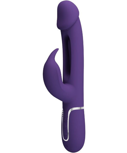 PRETTY LOVE - KAMPAS RABBIT 3 IN 1 MULTIFUNCTION VIBRATOR WITH TONGUE VIOLET PRETTY LOVE - KAMPAS RABBIT 3 IN 1 MULTIFUNCTION VIBRATOR WITH TONGUE VIOLET