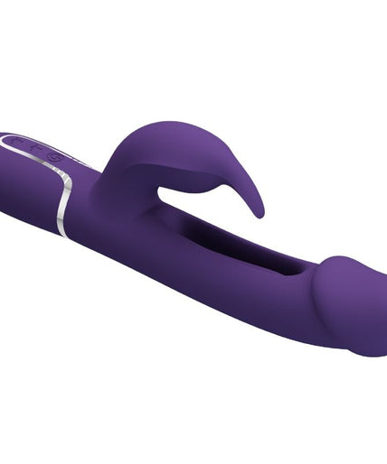 PRETTY LOVE - KAMPAS RABBIT 3 IN 1 MULTIFUNCTION VIBRATOR WITH TONGUE VIOLET PRETTY LOVE - KAMPAS RABBIT 3 IN 1 MULTIFUNCTION VIBRATOR WITH TONGUE VIOLET