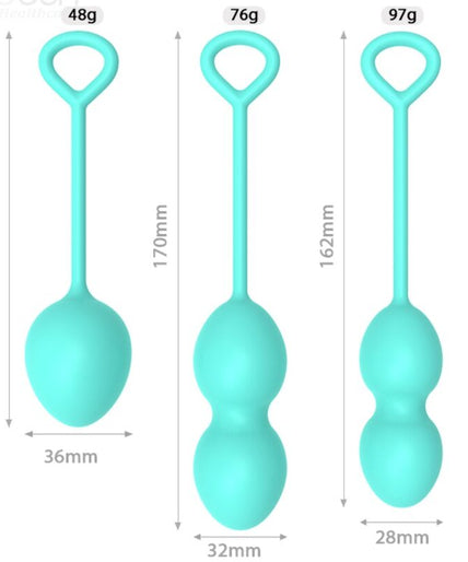 ARMONY - ANABIOSIS VAGINAL DUMBBELL 3 LEVELS GREEN ARMONY - ANABIOSIS VAGINAL DUMBBELL 3 LEVELS GREEN