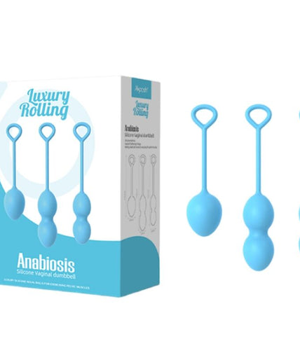 ARMONY - ANABIOSIS VAGINAL DUMBBELL 3 LEVELS BLUE ARMONY - ANABIOSIS VAGINAL DUMBBELL 3 LEVELS BLUE