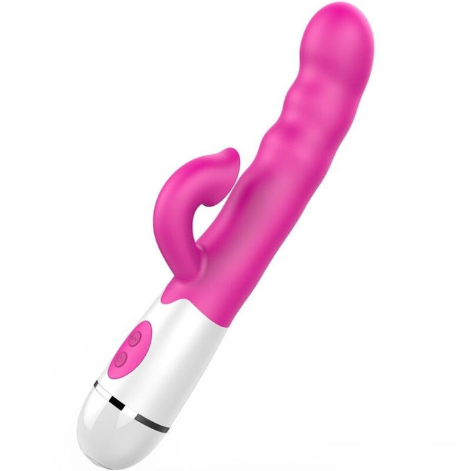 ARMONY - AMIR VIBRATOR MULTIFUNCTIONEEL MET STIMULERENDE TONGO 16 SNELHEDEN ROZE