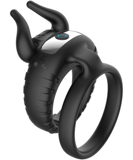 ARMONY - BULL'S PASION RING VIBRATOR 10 SPEEDS BLACK ARMONY - BULL'S PASION RING VIBRATOR 10 SPEEDS BLACK