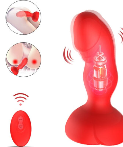 ARMONY - EXTREME A BLOOM ROSE VIBRATOR & ANAL PLUG REMOTE CONTROL RED ARMONY - EXTREME A BLOOM ROSE VIBRATOR & ANAL PLUG REMOTE CONTROL RED