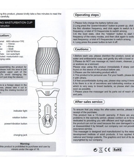 Armony – Belucci Oral Masturbator Vibrator White Armony – Belucci Oral Masturbator Vibrator White