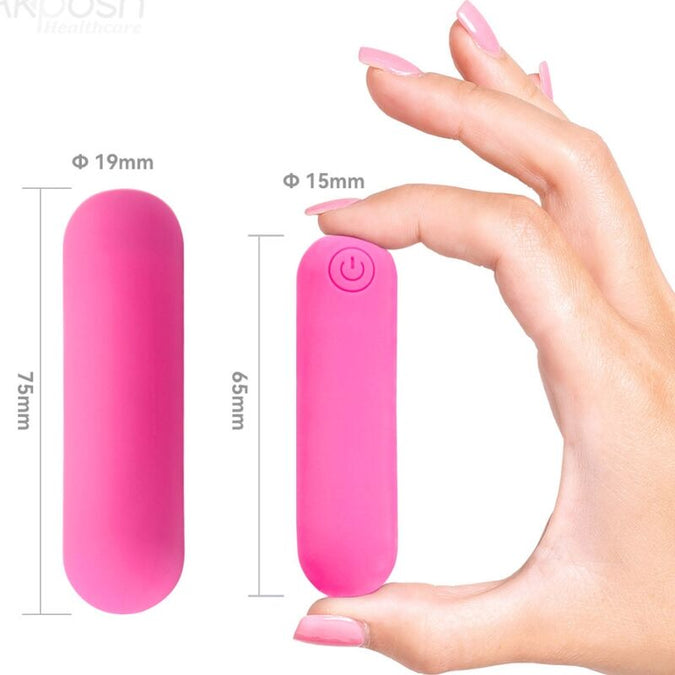 Armony – Splash Haha Vibrator Bullet Siliconen 10 Trillingen 75 x 19 cm Roze