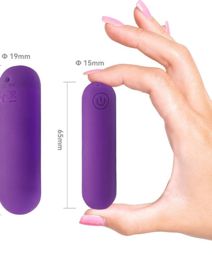 ARMONY - SPLASH HAHA VIBRATOR BULLET SILICONE 10 VIBRATIONS 75 X 19 CM PURPLE ARMONY - SPLASH HAHA VIBRATOR BULLET SILICONE 10 VIBRATIONS 75 X 19 CM PURPLE