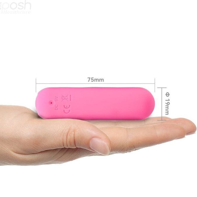 ARMONY - SPLASH JOIE VIBRATOR BULLET SILICONEN AFSTANDSBEDIENING 10 TRILLINGEN 75 X 19 CM ROZE