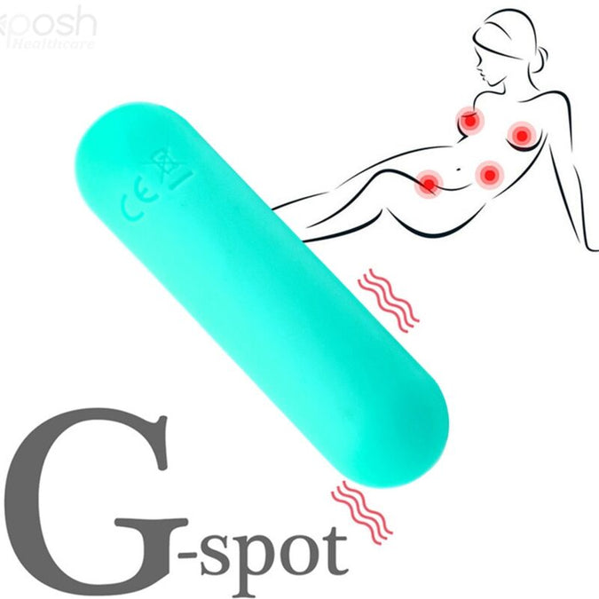 ARMONY - SPLASH HAHA VIBRATOR KOGEL SILICONE 10 TRILLINGEN 75 X 19 CM GROEN