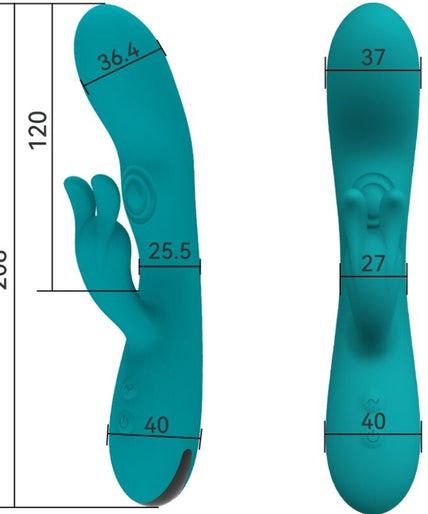 Armony – Dansende Konijn Vibrator Konijn 10 Snelheden Groen Armony – Dansende Konijn Vibrator Konijn 10 Snelheden Groen