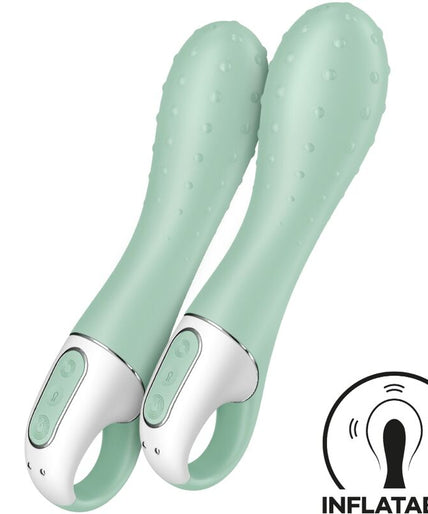 SATISFYER - AIR PUMP VIBRATOR 3 INFLATABLE G POINT MINT SATISFYER - AIR PUMP VIBRATOR 3 INFLATABLE G POINT MINT