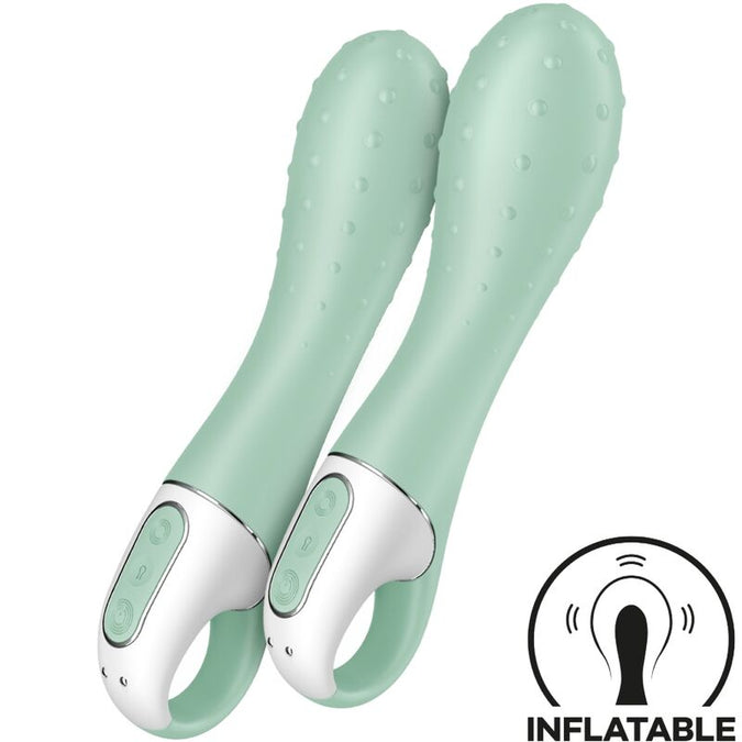 SATISFYER - LUCHTPOMPVIBRATOR 3 OPBLAASBARE G-SPOT MINT