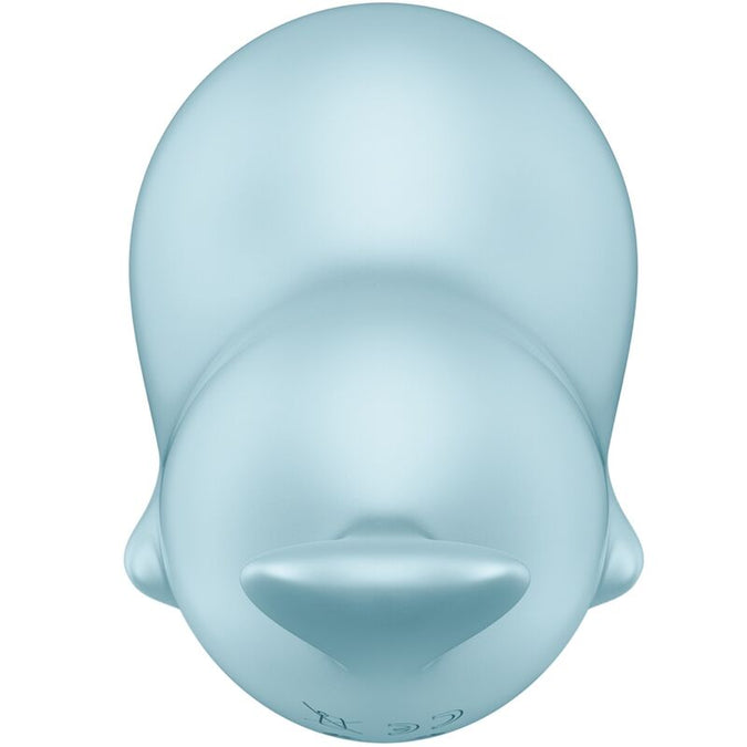 SATISFYER - SASSY SEAL STIMULATOR & VIBRATOR BLAUW