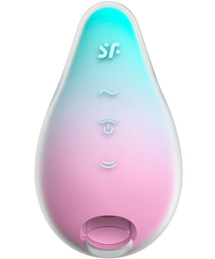SATISFYER - MERMAID VIBES STIMULATOR & VIBRATOR MINT EN ROZE SATISFYER - MERMAID VIBES STIMULATOR & VIBRATOR MINT EN ROZE