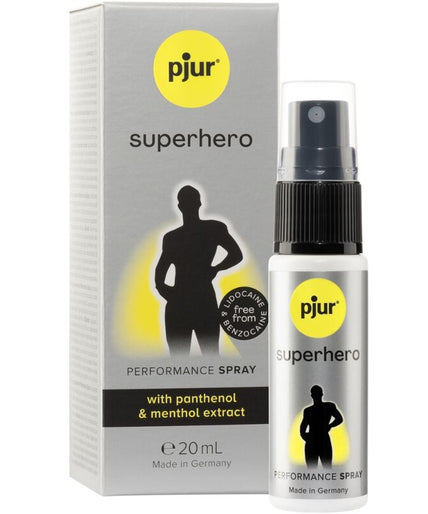 PJUR - SUPERHERO PRESTATIEVERTRAGENDE SPRAY 20 ML PJUR - SUPERHERO PRESTATIEVERTRAGENDE SPRAY 20 ML