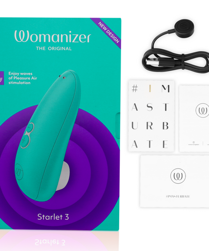 WOMANIZER - STARLET 3 CLITORAL STIMULATOR TURQUOISE WOMANIZER - STARLET 3 CLITORAL STIMULATOR TURQUOISE