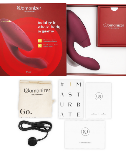 WOMANIZER - DUO 2 STIMULATOR BORDEAUX WOMANIZER - DUO 2 STIMULATOR BORDEAUX