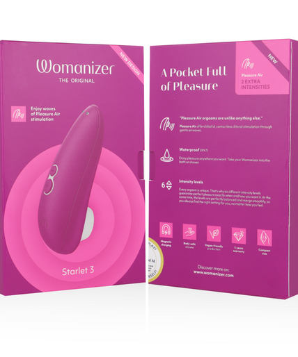 WOMANIZER - STARLET 3 CLITORAL STIMULATOR VIOLET WOMANIZER - STARLET 3 CLITORAL STIMULATOR VIOLET