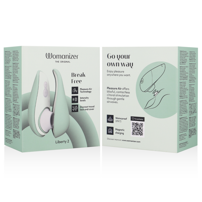 Womanizer – Liberty 2 Clitoris Stimulator & Suction Light Green