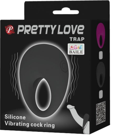 PRETTY LOVE - TRAP VIBRATOR RING BLACK PRETTY LOVE - TRAP VIBRATOR RING BLACK