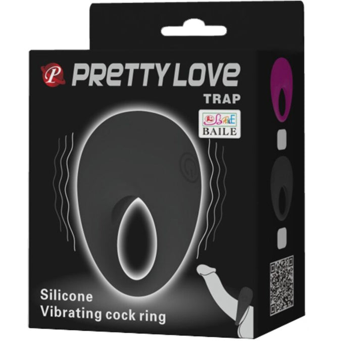 Pretty Love – Trap Vibrator Ring Black